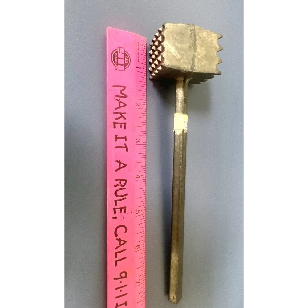 Vintage kitchen Aluminum Meat Tenderizer~2 Sided Made in Taiwan‎ Smaller Size